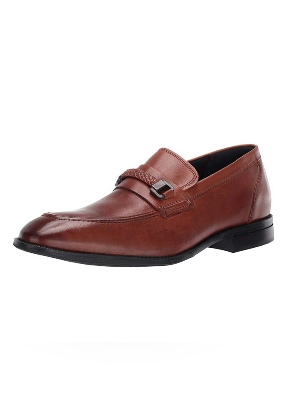 Cole Haan Warner Grand Bit Loafers Men’s 10 M Cognac Brown Leather Slip On Shoes